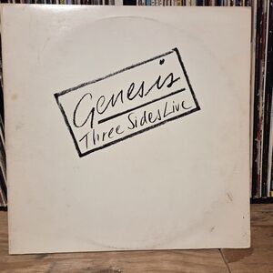 Genesis- Three Sides Live (White) Vinyl Record double disk
